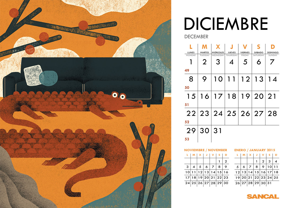 Иллюстрированные календари